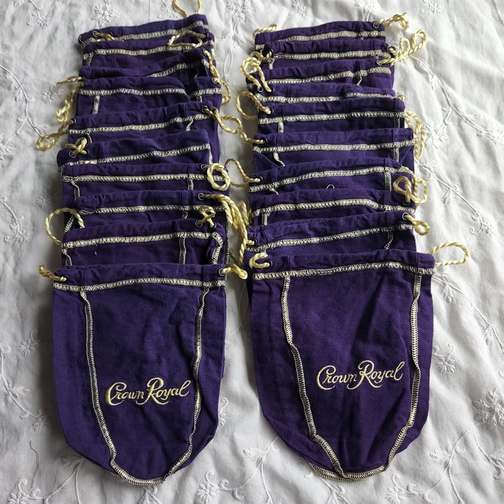 Crown Royal bag - lot of 20ea